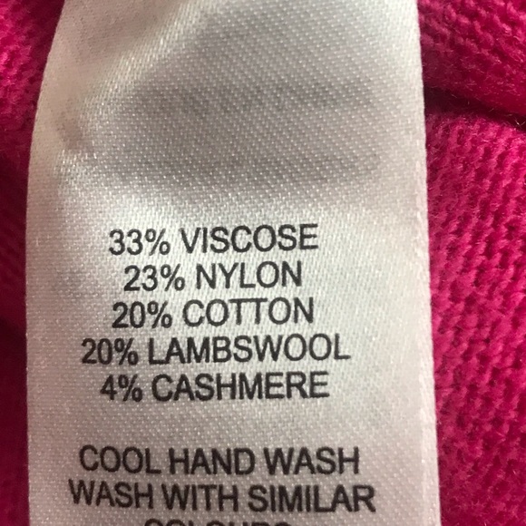 Penguin Pink Wool/Cashmere/Cotton Blend Crewneck Sweater Size Medium - Picture 5 of 7